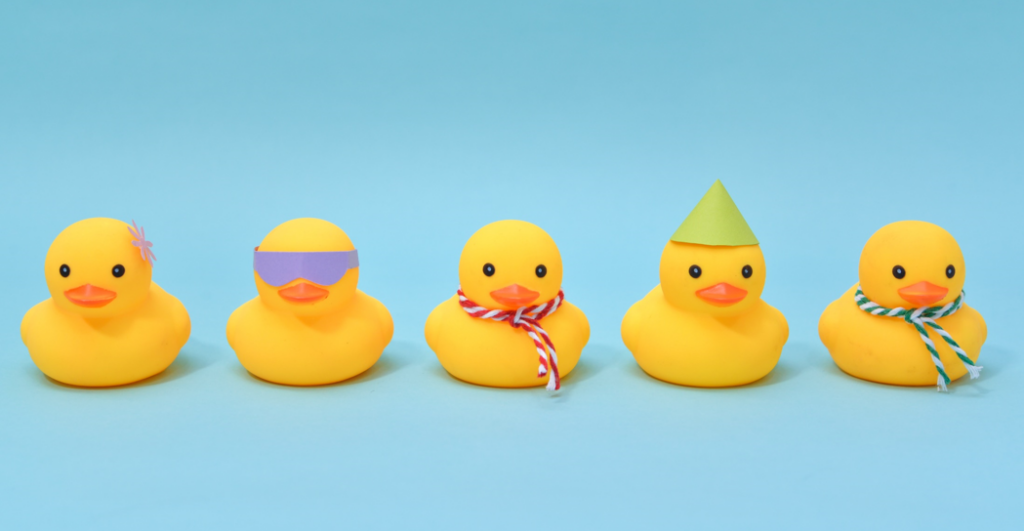 Sorting those ducks