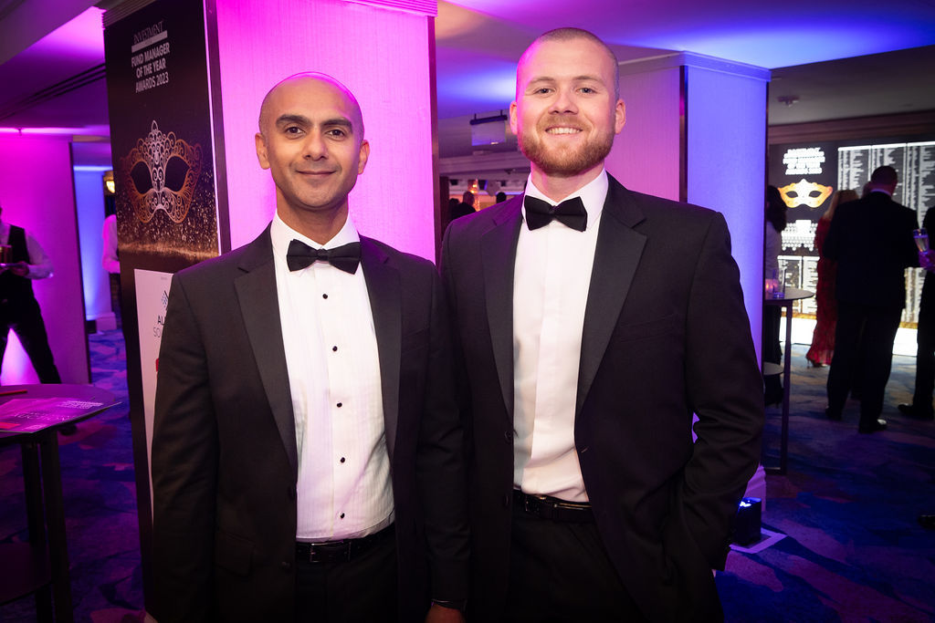 Mo & Tommy at the Investment Week Fund Manager of the Year Awards 2023